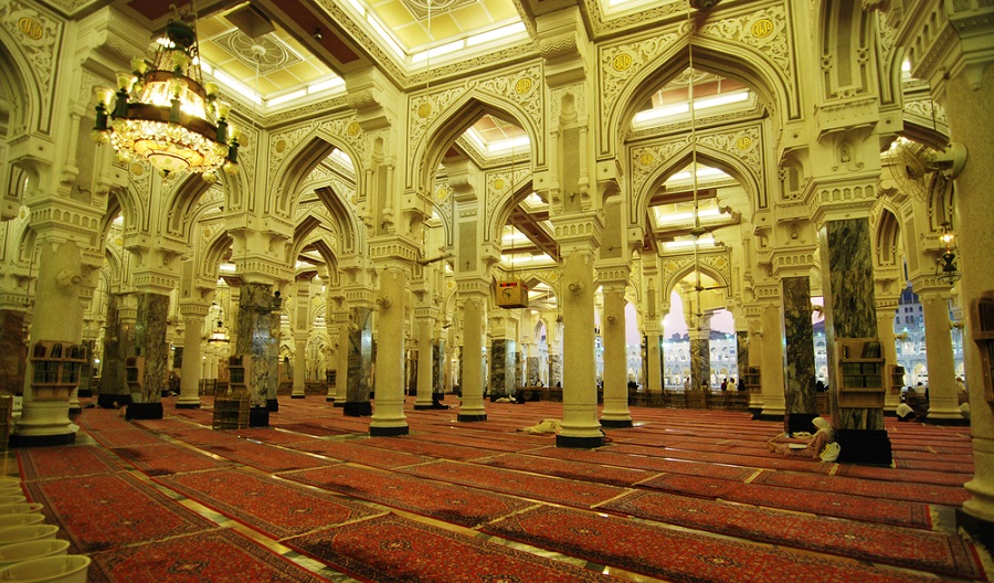 masjid al haram interior